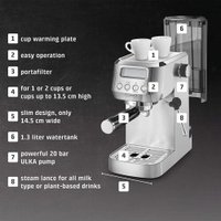 Рожковая кофеварка CASO EspressoGourmet Crema
