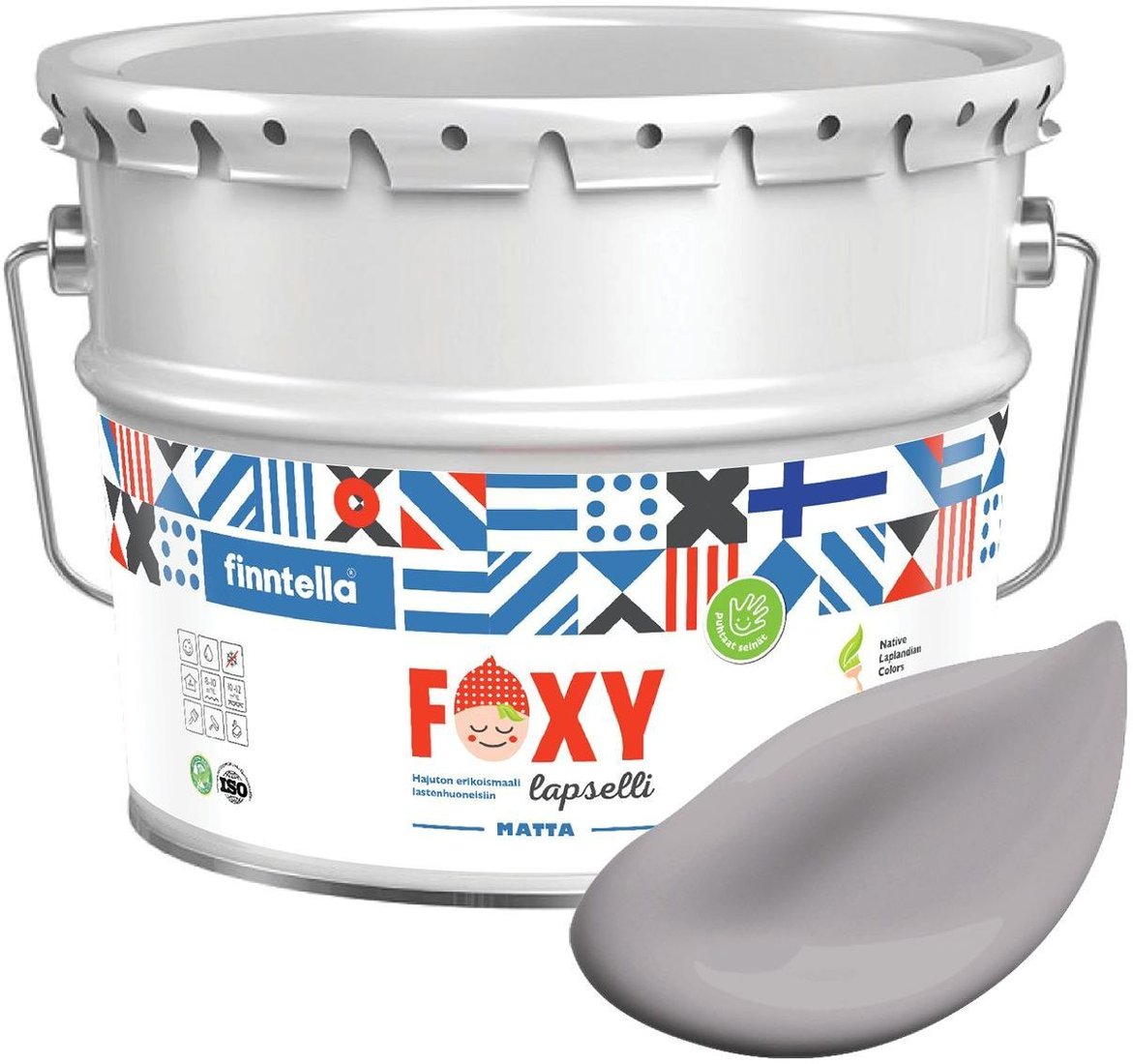 

Краска Finntella Foxy Lapselli Matte Pikku F-50-1-9-FL203 9 л (сиреневый)