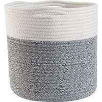Корзина Astera Хлопок YLX-143-9 (белый/черный меланж)