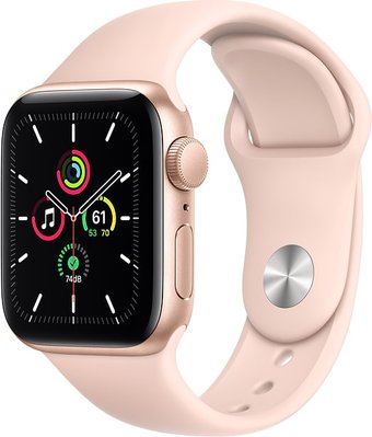 Apple Watch SE 40 мм (алюминий золотистый/розовый песок)