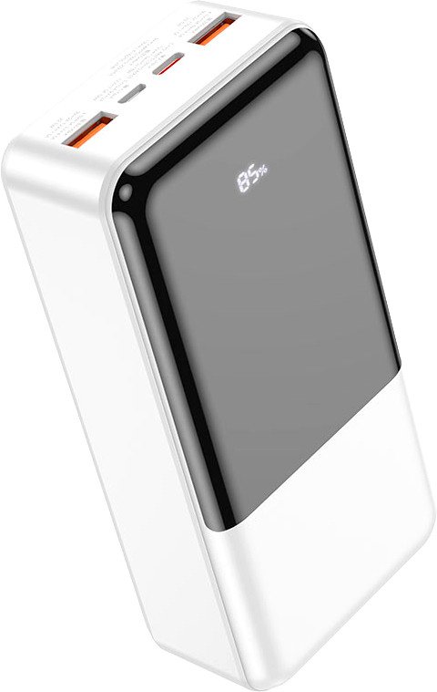 

Внешний аккумулятор Hoco J108B 30000mAh (белый/черный)
