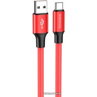 Кабель Borofone BX82 USB Type-C - USB Type-C (1 м, красный)