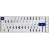 Клавиатура Akko 3068B Plus White & Blue (Akko CS Jelly Pink)