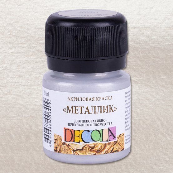 

Акриловая краска Невская палитра Декола 4926966 (20 мл, 966 серебро)