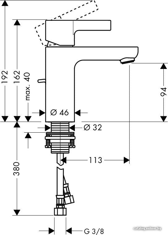 Смеситель Hansgrohe Metris S 31060000
