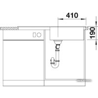 Кухонная мойка Blanco Sona XL 6 S (кофе) [519697]
