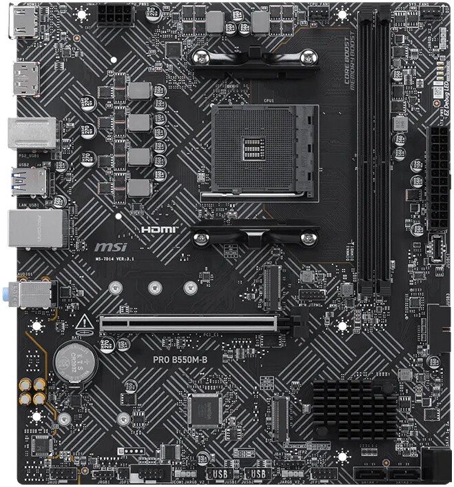 

Материнская плата MSI Pro B550M-B