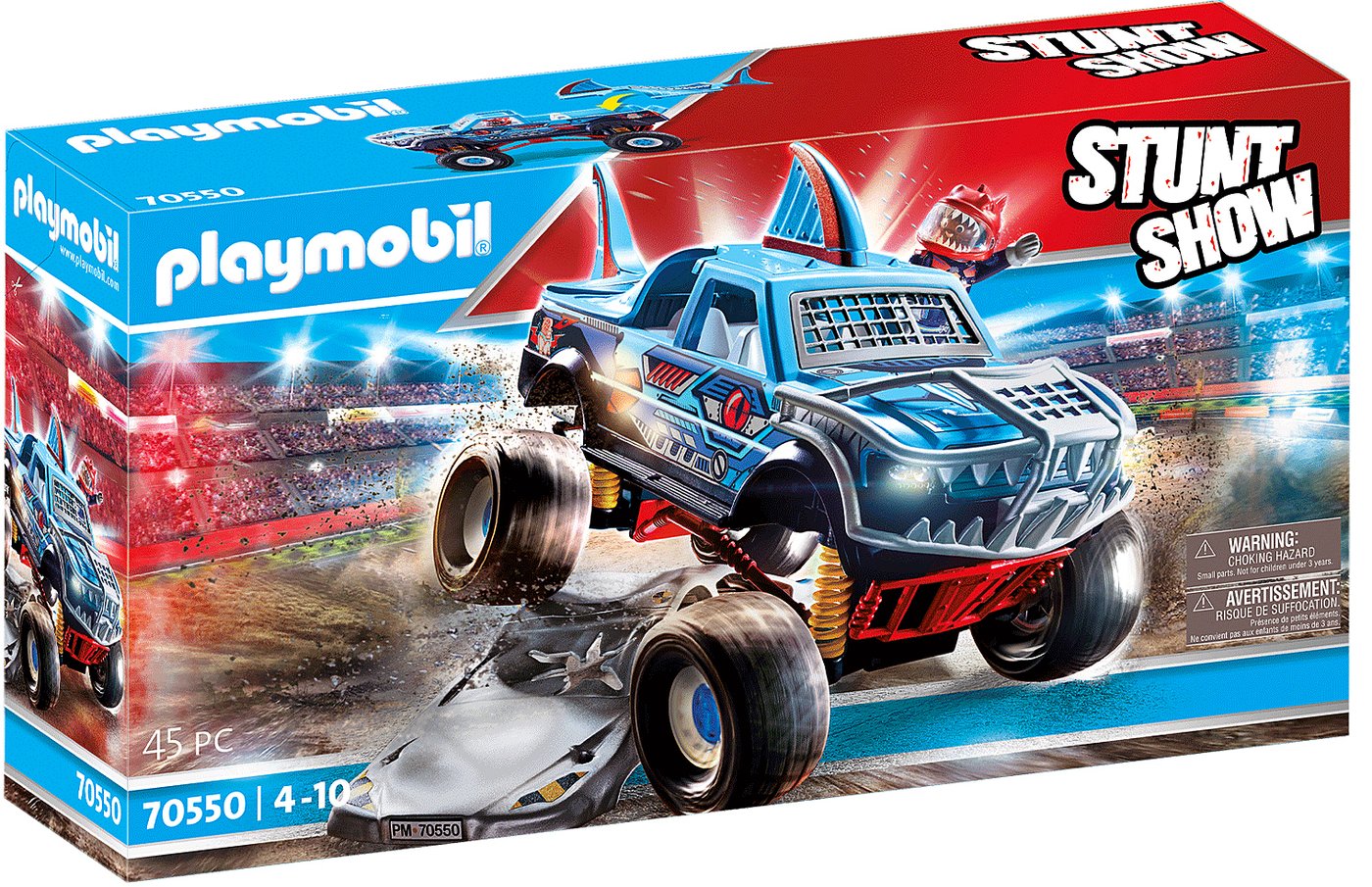 

Конструктор Playmobil PM70550 Трюк-шоу Shark Monster Truck