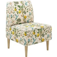 Интерьерное кресло MONOFIX Одос Принт кресло (лимон/микровелюр)