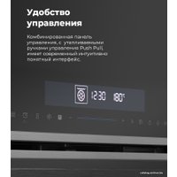 Электрический духовой шкаф MAUNFELD MEOR7217SMW