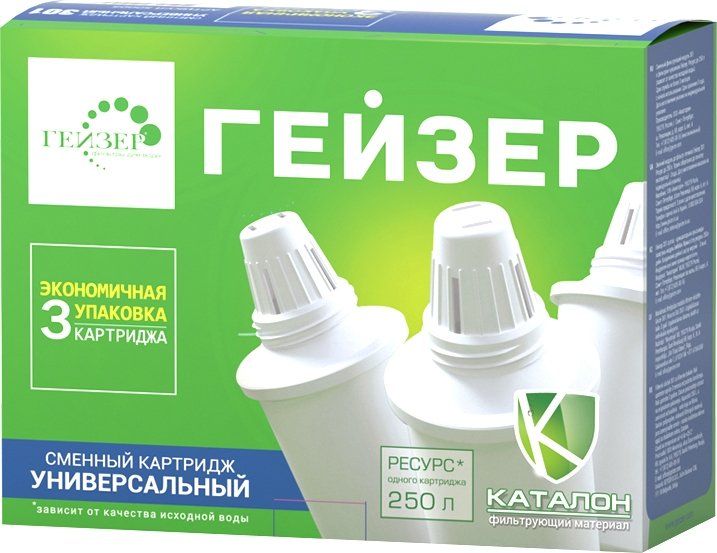 

Комплект картриджей Гейзер 301 (3 шт.)