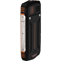 Кнопочный телефон Maxvi R10 (черный/оранжевый)