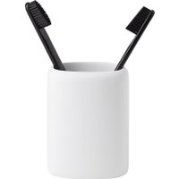 Стакан для зубной щетки и пасты Bergenson Bjorn Slim BB0001005 (белый)