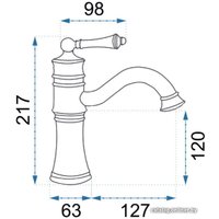 Смеситель Rea Vintage Old REA-B0226 (черный)