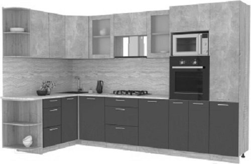 

Готовая кухня Интерлиния Мила 1.68x3.2 левая (дуб золотой-дуб золотой-малага)