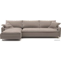 Угловой диван Савлуков-Мебель Next 210027 (светло-коричневый)