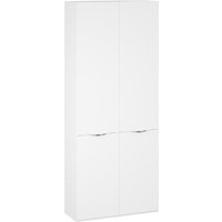 Шкаф распашной Трия Глосс 366 СМ-319.07.013 (белый жемчуг/белый глянец)