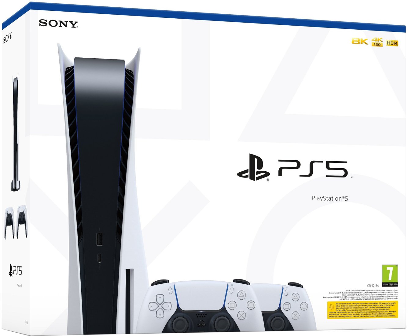 

Игровая приставка Sony PlayStation 5 (2 геймпада)