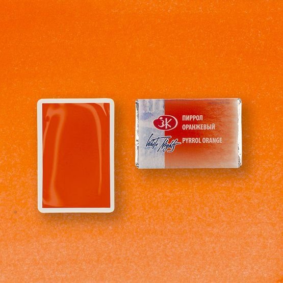 

Акварельная краска Невская палитра Белые ночи 1911399 (399 пиррол оранжевый)