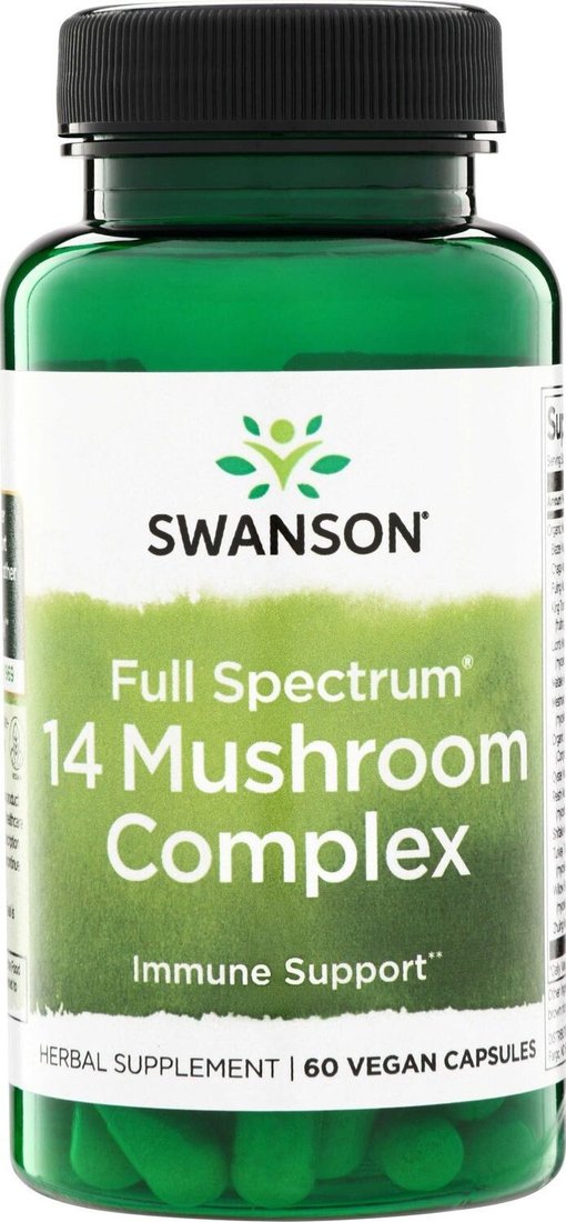 БАД Swanson 14 Mushroom Complex (60 капсул)