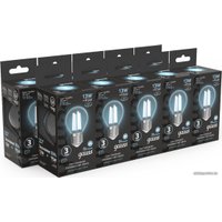 Светодиодная лампочка Gauss Filament Шар 13W 1150lm 4100К Е27 LED 1/10/50 105802213