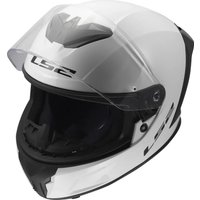 Мотошлем LS2 FF820 Rapid III Solid (S, белый глянцевый)