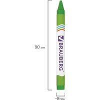 Восковые мелки BRAUBERG Пифагор 222964 (24 цв)