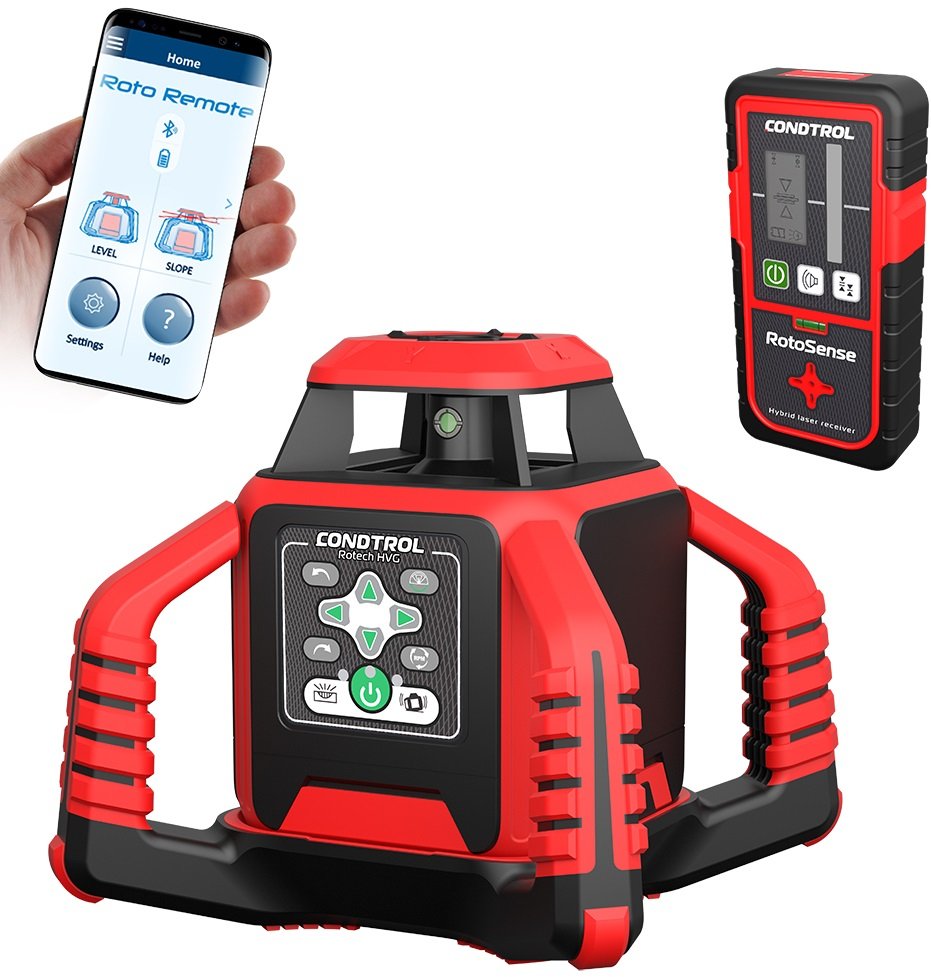 

Лазерный нивелир Condtrol Rotech HVG