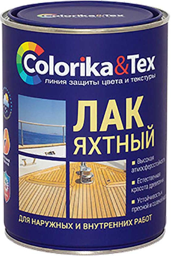 

Лак Colorika & Tex Яхтный 0.8 кг (матовый)