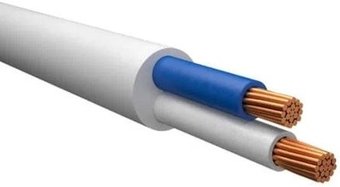 Провод силовой Автопровод ПВС-Т 2х1.5 (белый)
