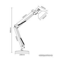 Настольная лампа Camelion KD-431A 13088 (White/Chrome)