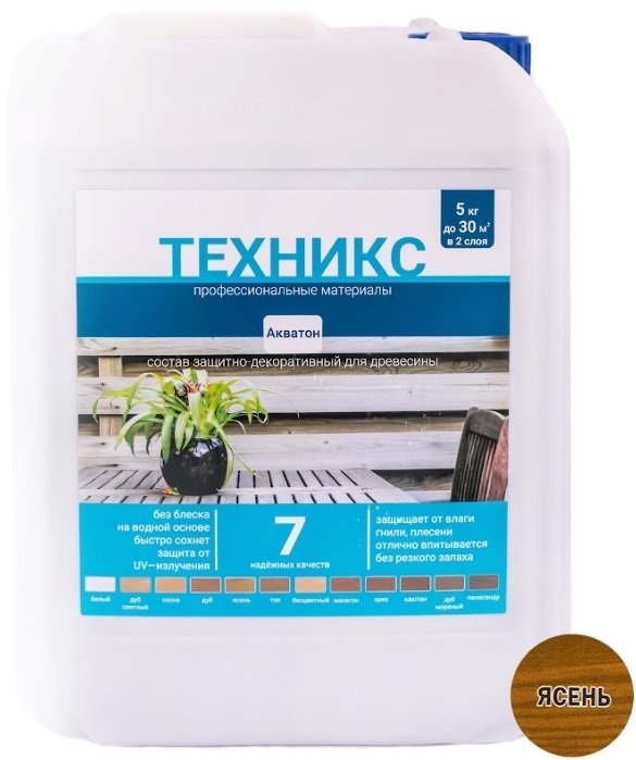 

Пропитка Техникс Акватон 5 кг (ясень)