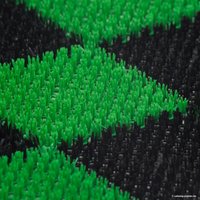 Придверный коврик Ковропласт Травка 53x82 (черный/зеленый)