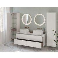  Belux Зеркало Джаз В 65 (1, белый глянцевый)