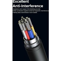 Кабель Ugreen L703 Thunderbolt - Thunderbolt 45996 (1 м, черный)