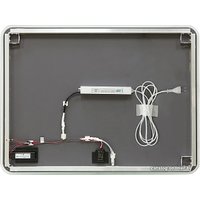  Алмаз-Люкс Зеркало с подсветкой и часами ЗП-65 80х60