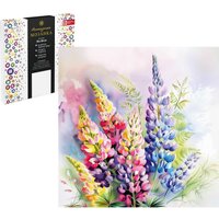 Алмазная мозаика  Феникс+ Акварельные люпины 68605
