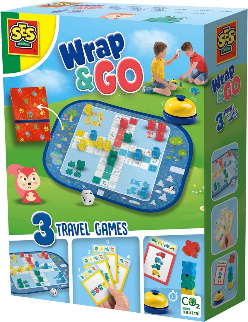 

Развивающая игра SES Creative Wrap&Go 3 в 1 02236