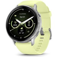 Умные часы Garmin Venu 4 45 мм (серебристый/желтый)