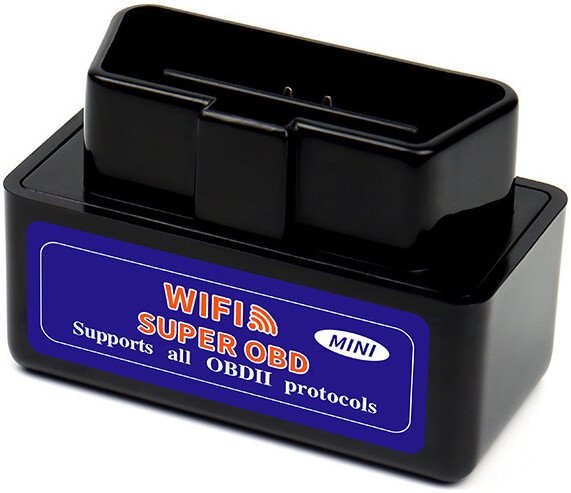 

Автосканер USBTOP ELM327 OBD2 v1.5 (OBDII VER1.5 Wi-Fi, 2 платы, чип PIC18F25K80, MINI, черный)
