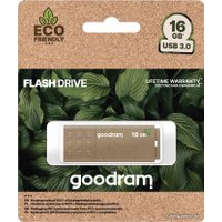 USB Flash GOODRAM UME3 Eco Friendly 16GB (коричневый)