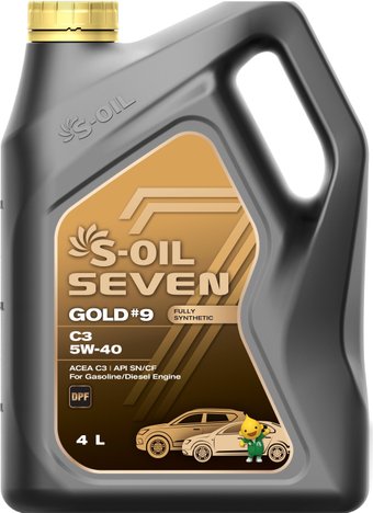 S-OIL SEVEN GOLD #9 C3 5W-40 4л