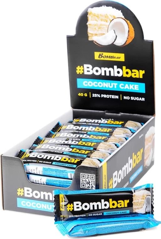 

Протеиновый батончик Bombbar Кокосовый торт в шоколаде (40 г)