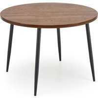 Кухонный стол Halmar Barry 105/75 (орех/черный)