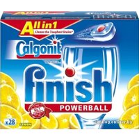 Таблетки для посудомоечной машины Finish All in 1 Powerball Лимон 28шт.