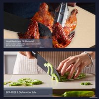 Разделочная доска OOU бежевый мрамор (37*25*2 cм)