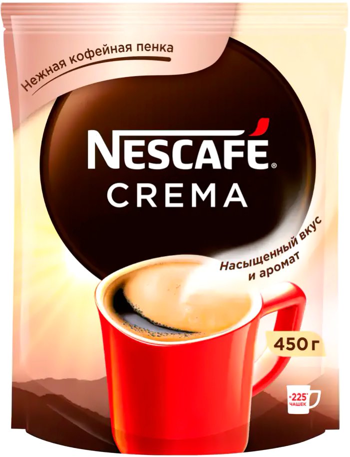 

Кофе Nescafe Classic Crema растворимый 450 г