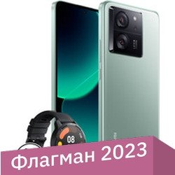 Xiaomi 13T 12GB/256GB международная версия (зеленый луг) и умные часы Xiaomi Watch S1 Active (черный) по акции