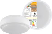 LED ДПП 2901 8Вт 700 лм 4000К IP65 белый круг 160*48 мм с датчиком Народный SQ0329-0809