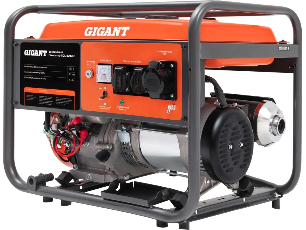 

Бензиновый генератор Gigant GGL-8000ES